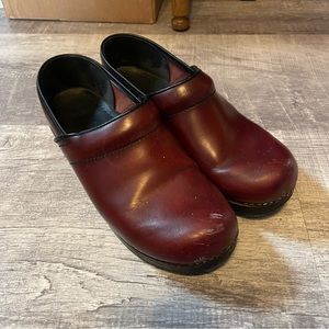 Burgundy Dansko Clogs